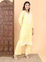 Load image into Gallery viewer, Malhar Modal Chikankari Kurti Set
