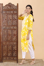 Load image into Gallery viewer, Zainab Chikankari Mulmul Straight Kurti

