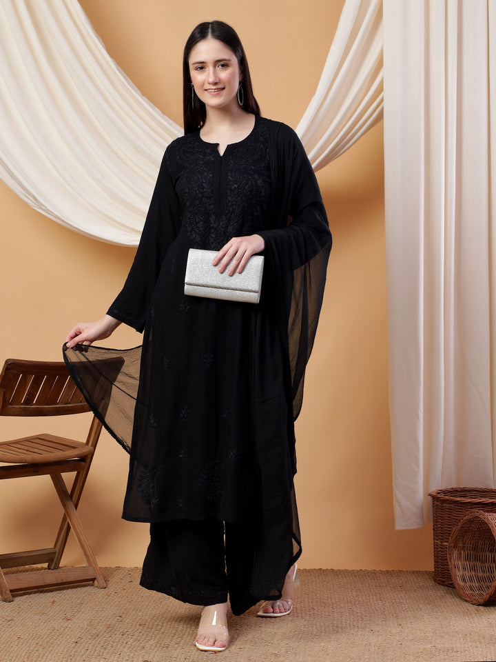 Bahar Ombre Dyed Chikankari Set