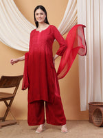 Load image into Gallery viewer, Bahar Ombre Dyed Chikankari Set
