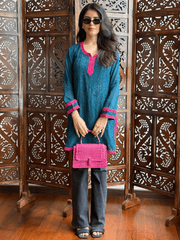 Korli Viscose Designer Short Kurti