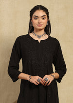 Load image into Gallery viewer, Aqsa Premium Chikankari Kurti Set
