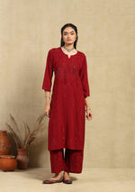Load image into Gallery viewer, Aqsa Premium Chikankari Kurti Set
