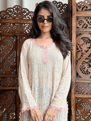 Korli Viscose Designer Short Kurti