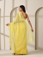 Load image into Gallery viewer, Tepchi Handwork Georgette Chikankari Saree
