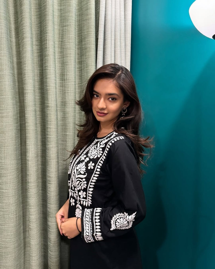 Sahiba Mul Cotton Kurti Pallazo Set