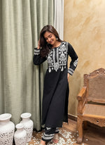 Load image into Gallery viewer, Sahiba Mul Cotton Kurti Pallazo Set
