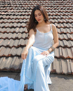 Load image into Gallery viewer, Fennil Styled Strappy Viscose Set - The Lucknowi Chikan 