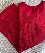 Load image into Gallery viewer, Arsh Premium Viscose Chikankari Kurti