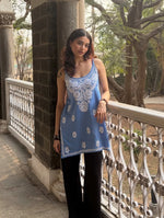 Load image into Gallery viewer, Mahiya Strappy Chikankari Kurti