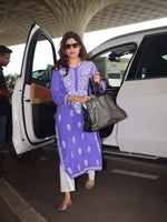 Load image into Gallery viewer, Heer Rayon Chikankari Long Kurta
