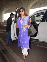 Load image into Gallery viewer, Heer Rayon Chikankari Long Kurta
