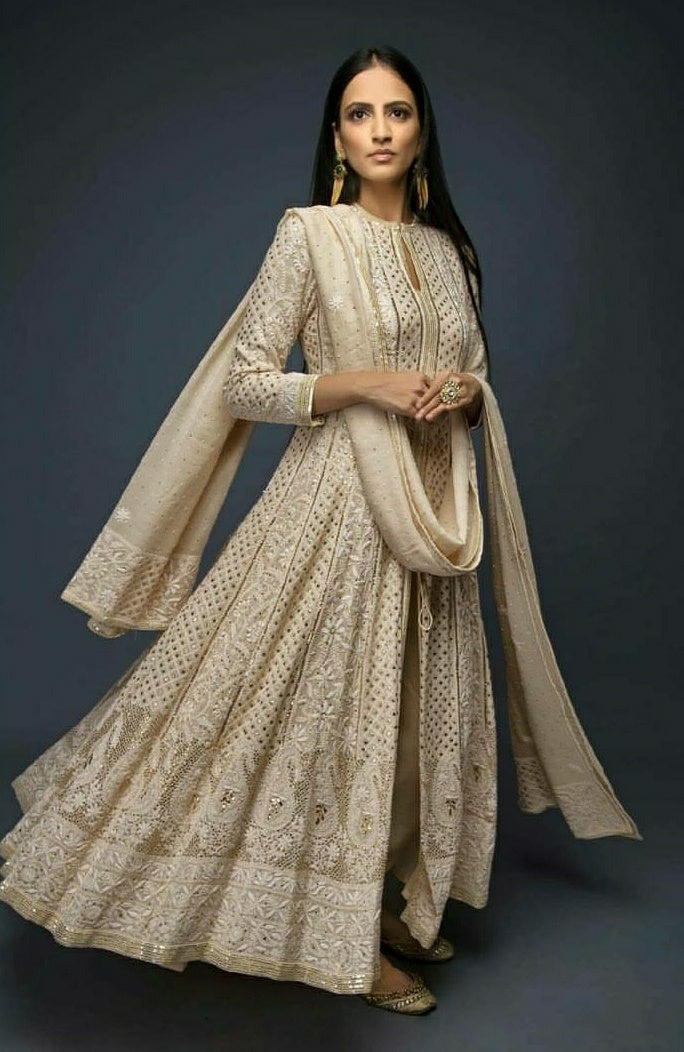 Shagun Viscose Heavy Anarkali & Dupatta Set