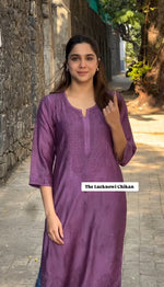 Load image into Gallery viewer, Shraddha Kapoor in Chikankari Kurti

