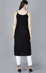 Load image into Gallery viewer, Jolly Strappy Chikankari Kurti
