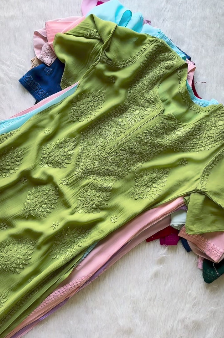 Haya Premium Viscose Luxury Chikankari Kurta