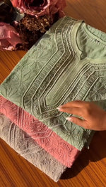 Load image into Gallery viewer, Kahkashan Pearl Viscose Long Kurta