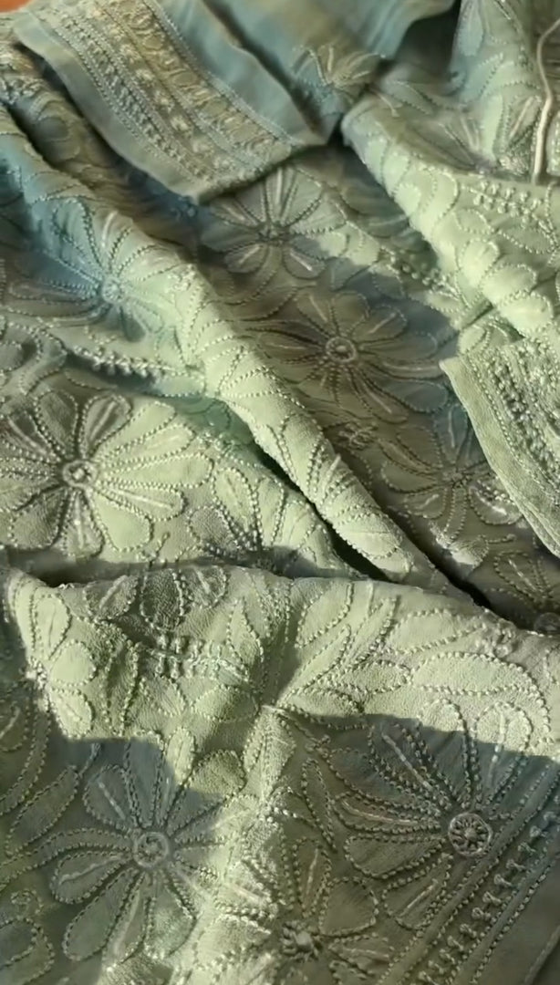 Kahkashan Pearl Viscose Long Kurta