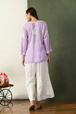Load image into Gallery viewer, Aabha Premium Modal Chikankari Top
