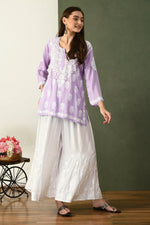 Load image into Gallery viewer, Aabha Premium Modal Chikankari Top
