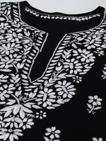Load image into Gallery viewer, Heer Rayon Long Chikankari Kurti
