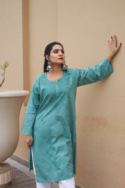 Kanak Cotton Aari Kurti