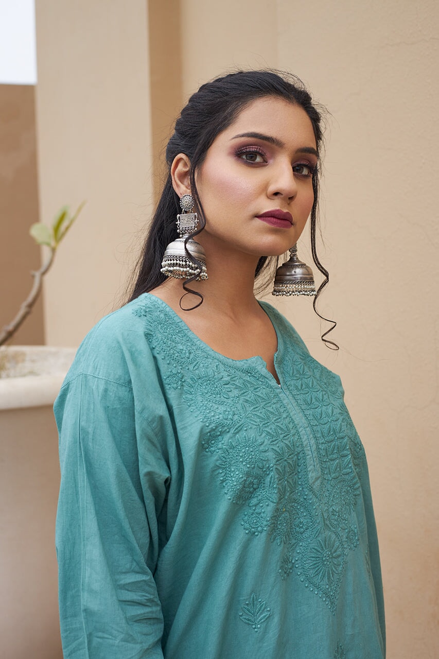 Kanak Cotton Aari Kurti