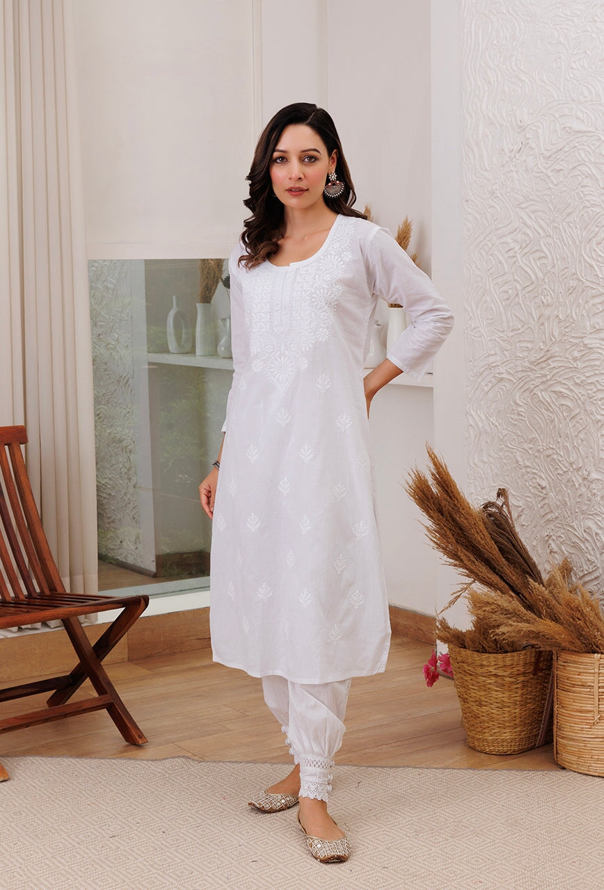 Kanak Cotton Aari Kurti