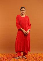 Load image into Gallery viewer, Rozy Premium Rayon Chikankari  Kurti