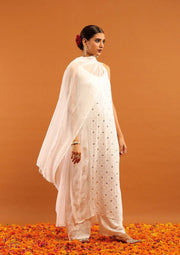 Anushka Styled Premium Strappy Chikankari Outfit Set