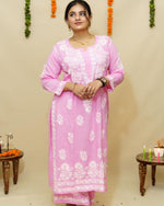 Load image into Gallery viewer, Lali Modal Chikankari Kurti Set
