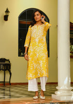 Load image into Gallery viewer, Zainab Mul Cotton Chikankari Kurti
