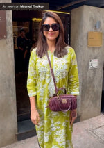 Load image into Gallery viewer, Zainab Mul Cotton Chikankari Kurti

