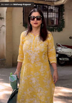 Load image into Gallery viewer, Zainab Mul Cotton Chikankari Kurti
