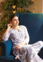 Load image into Gallery viewer, Zainab Mul Cotton Chikankari Kurti
