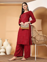 Load image into Gallery viewer, Aqsa Premium Chikankari Kurti Set
