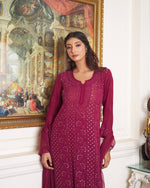 Load image into Gallery viewer, Nagma Premium Chikankari Mukaish Viscose Set
