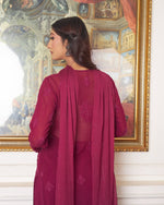 Load image into Gallery viewer, Nagma Premium Chikankari Mukaish Viscose Set
