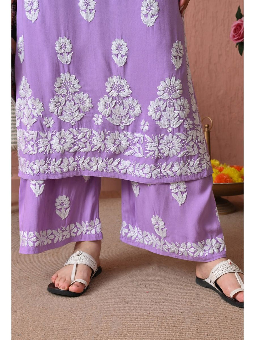 Daniya Premium Chikankari Rayon Co-ord Sets