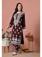 Load image into Gallery viewer, Daniya Premium Chikankari Rayon Co-ord Sets