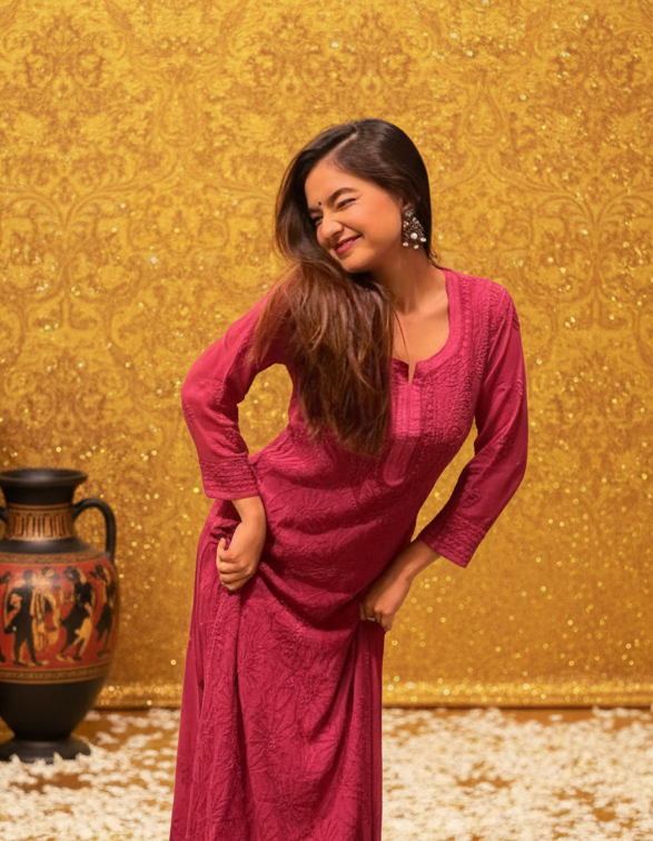 Anushka Premium Viscose Kurti Set