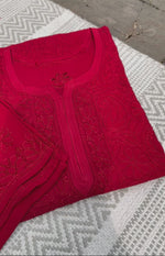 Load image into Gallery viewer, Arsh Premium Viscose Chikankari Kurti