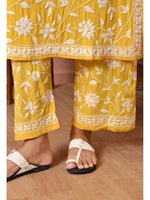 Load image into Gallery viewer, Gulfam Rayon Long Chikankari Kurti Set