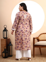 Load image into Gallery viewer, Safak Mul Chikankari Plus Size Kurti