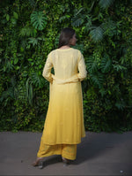 Load image into Gallery viewer, Nazakat Viscose 3D Chikankari Kurti Sharara Set