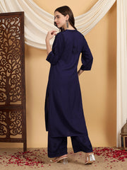 Malhar Rayon Chikankari Kurti Set
