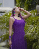 Load image into Gallery viewer, Garima Styled Premium Chikankari Strappy Viscose Set
