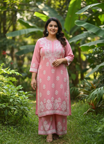 Load image into Gallery viewer, Daniya Premium Chikankari Rayon Co-ord Sets
