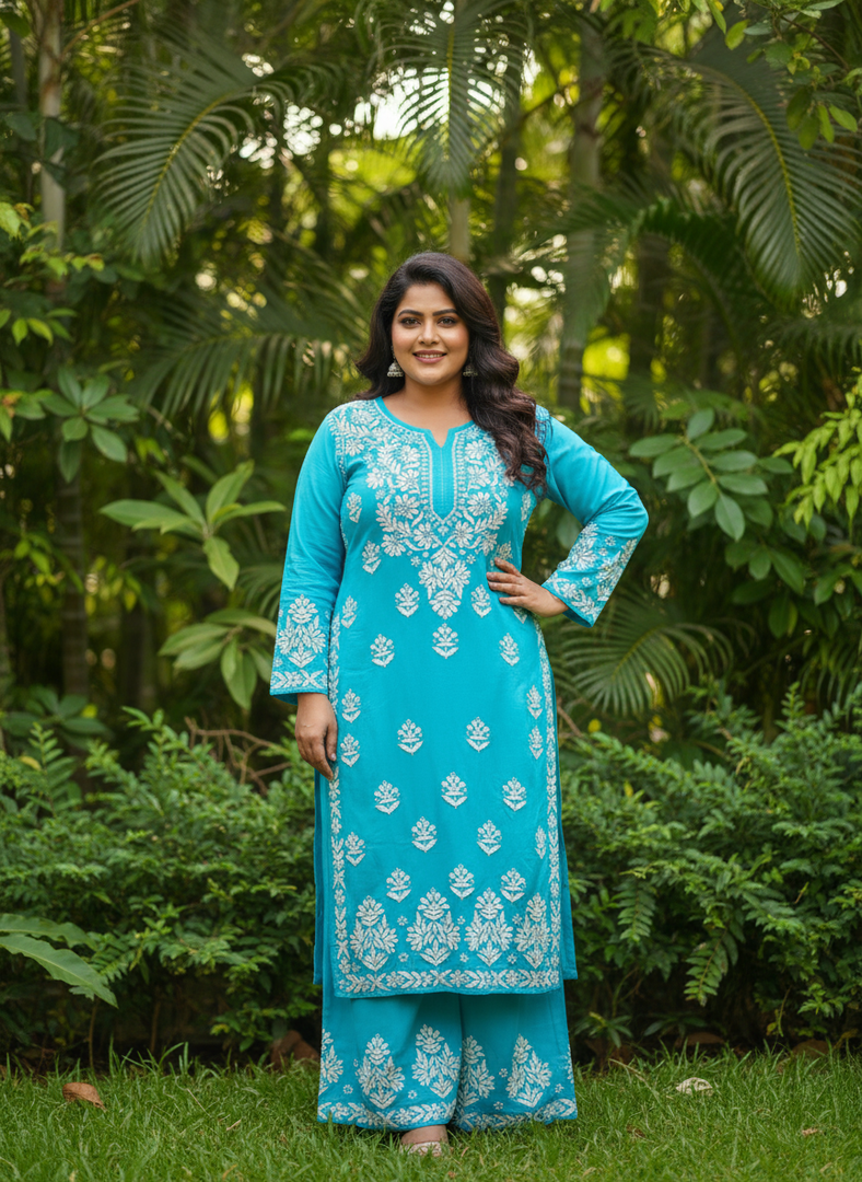 Daniya Premium Chikankari Rayon Co-ord Sets