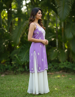 Load image into Gallery viewer, Boho Strappy Sleeveless Chikankari Kurti
